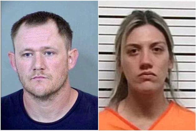 From the left, Ivon Adams, 35, and Alysia Adams, 30, were both arrested Thursday in connection with the disappearance of 4-year-old Athena Brownfield. Ivon Adams is awaiting extradition from Arizona to face charges of murder in the first degree. Both suspects also face child neglect charges.