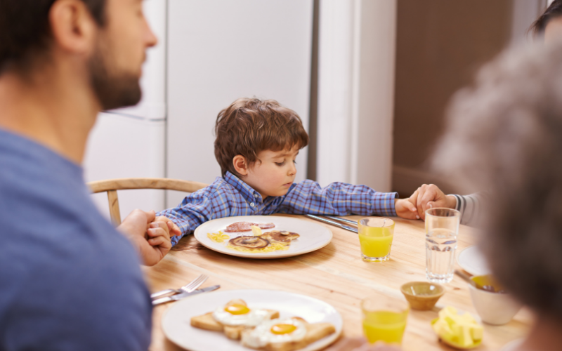 Teach your children to be thankful.