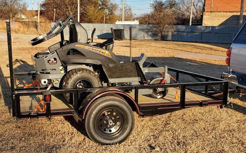 The grand prize: a 2022 Spartan Zero-Turn mower, weed eater, and trailer valued at $11,000.Photos provided by Sterling Volunteer Fire Department