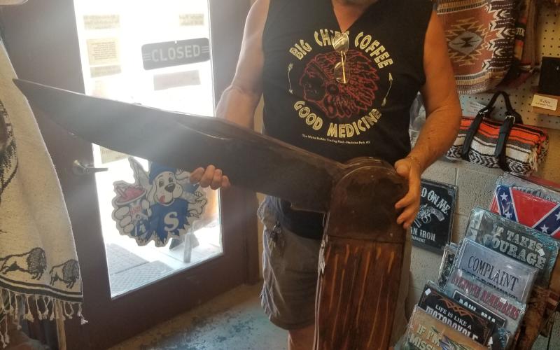 Ronnie Burchfield co-owns The White Buffalo in Medicine Park. He is opening the Open Range Eats and Mercantile by summer. Andrew W. Griffin for SWChronicle