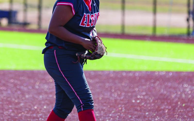 Jordan Johnson pitched 170 innings for the Elgin Lady Owls softball team last season. RICK ENDICOTT/SWCHRONICLE PHOTO