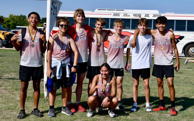 Standing From Left to right: Alan Lares, Sebastian Reeke, Ben Roberts, Jordan Pierce, Tristan Meeker, Jake Jones, and Knalu Brazile. Front row: Kendyl Marrero. Photo provided.