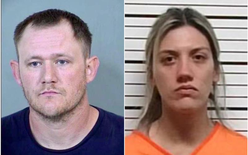 From the left, Ivon Adams, 35, and Alysia Adams, 30, were both arrested Thursday in connection with the disappearance of 4-year-old Athena Brownfield. Ivon Adams is awaiting extradition from Arizona to face charges of murder in the first degree. Both suspects also face child neglect charges.