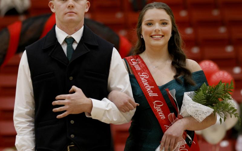 Jake Thomas and Baseball Queen McKenzie Davis. RIP STELL | SOUTHWEST CHRONICLE