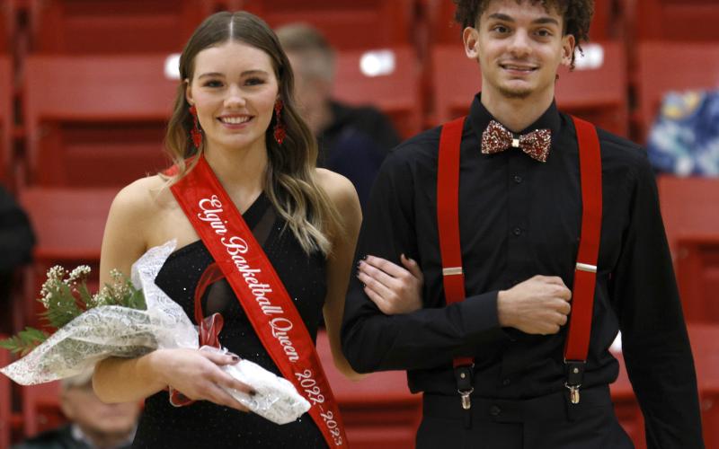 Basketball Queen Taylor Squyres and Jaylon Nettles. RIP STELL | SOUTHWEST CHRONICLE