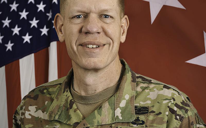 Major General Kenneth L. Kamper, commanding general Fort Sill and Fires Center of Excellence
