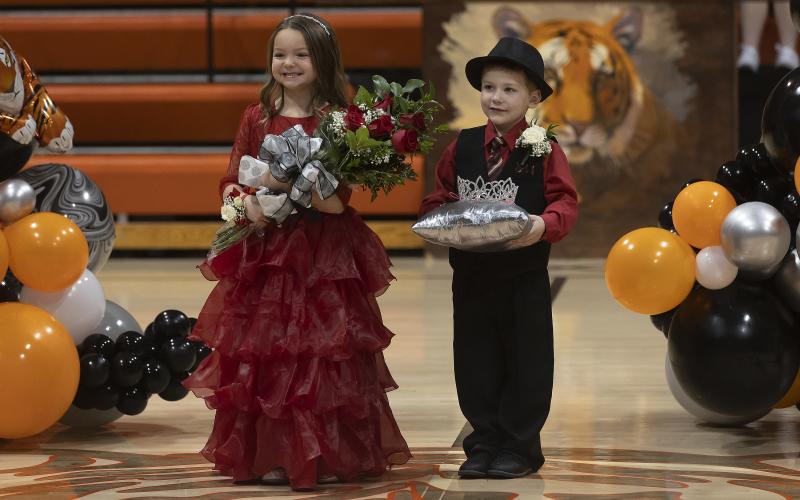 From left to right, flower girl and ring bearer were Reagan Parrish and Bryce Lawton. HUGH SCOTT JR. | SOUTHWEST CHRONICLE