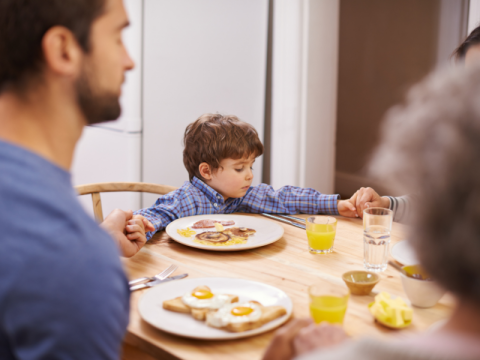 Teach your children to be thankful. 