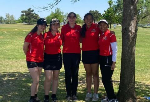 STATE BOUND: Elgin’s Jessica Diley qualified for the Class 5A State tournament. Jessica and her teammates competed at the Class 5A Regional s at Lake Hefner Golf course in Oklahoma City